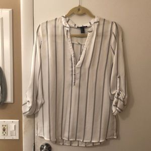 Striped Forever 21 blouse